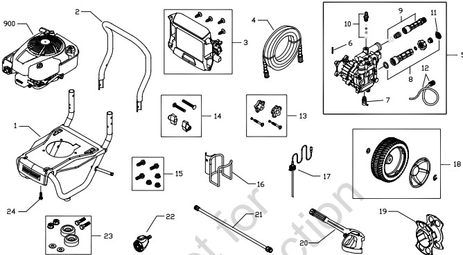 Sears Craftsman Pressure Washer 020436-0 Parts